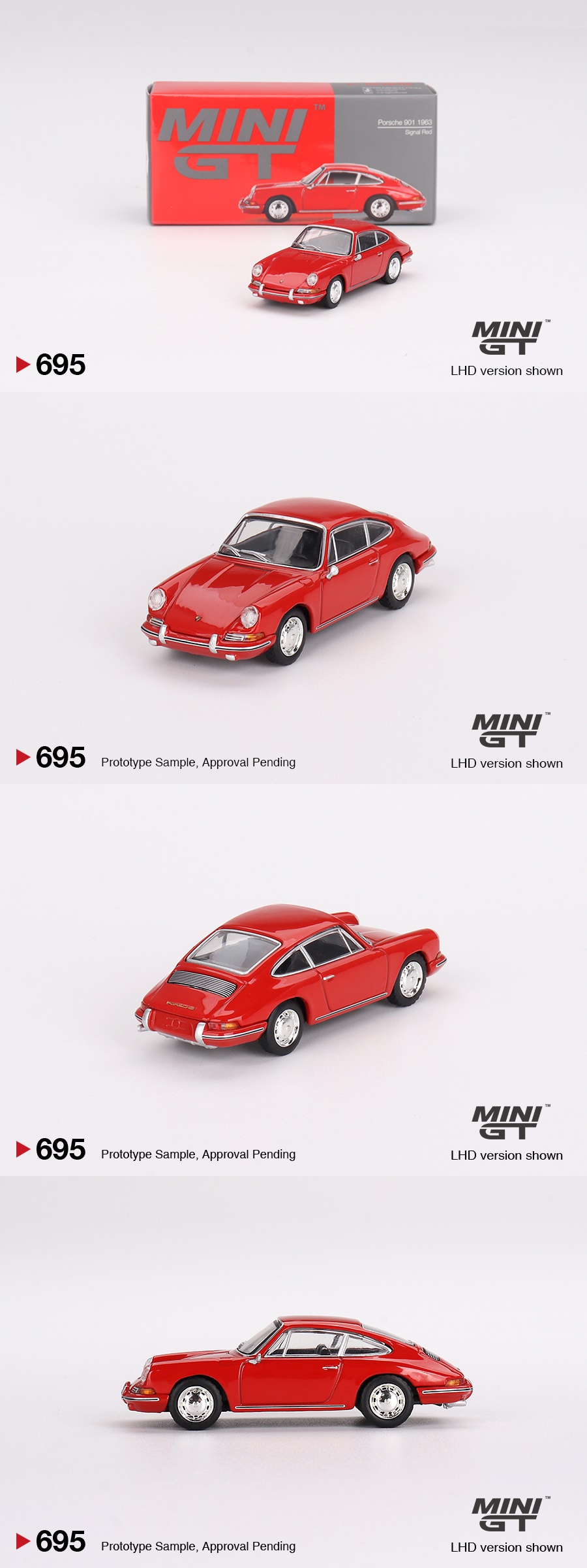 True Scale 1:64 Porsche 911 (901) Coupe LHD Anno di costruzione 1963 True Scale 1:64 Porsche 911 (901) Coupe LHD Anno di costruzione 1963