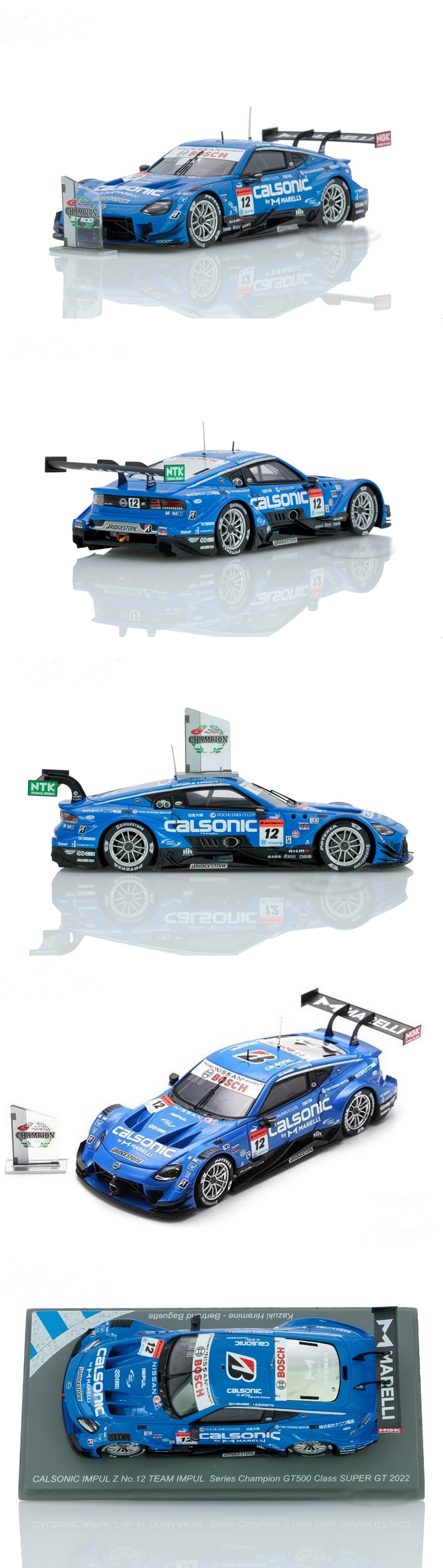 Spark 1/43 CALSONIC IMPUL Z No.12 TEAM IMPUL Series Champion GT500